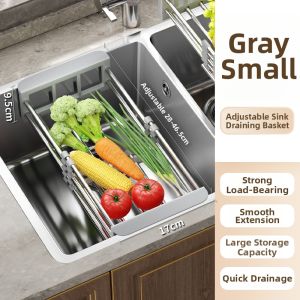 WUBUWEI | Kitchen Stainless Steel Sink Storage Rack