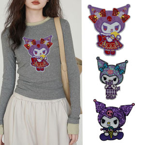 New Arrival Small Size Cartoon Cute Sequin Clow M Embroidery Patch Repairing Atch Clothes and Bags Patch Decorative Sticker