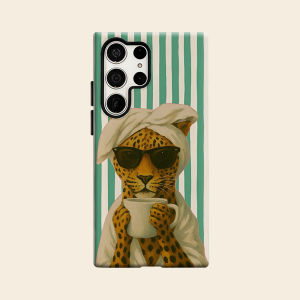Fashion Coffee Leopard Luxury Fashion Full Lens Protective Case for Samsung Galaxy S26 S25 S24 A56 A36 Plus Ultra