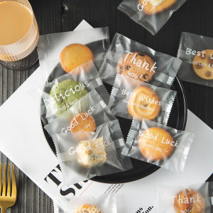 Transparent Baking Packaging Bag for Cookies Candy Nougat Dried Fruits Sealed Individually Snowflake Snack Pastry Kitchen Tool