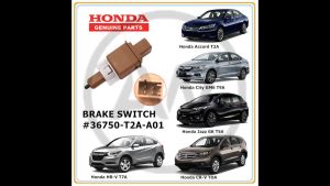 Original Honda Accord T2A T2M City GM6 T9A Jazz GK T5A CRV CR-V TOA HRV HR-V T7A Brake Switch (4 Pin)