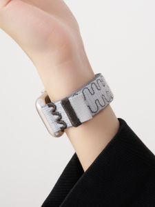 CRAFTSMAN DAI | Breathable Adjustable Nylon Weave Band Compatible with Apple Watch