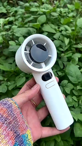 🌬️ M11 Handheld Bladeless Mini Fan – 120-Level Portable Wind Power for Cool Summer Comfort! ❄️🌀