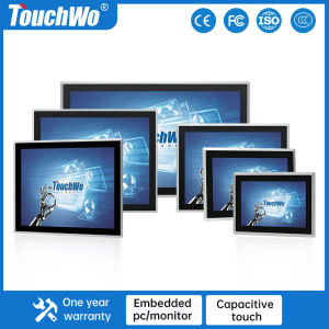 TouchWo 8~21.5 inch Touch Screen IP65 Front Waterproof Embedded Display Window 10 All in One Industrial Panel PC Android 11 Industrial Tablet with 10 Point PCAP TouchScreen Monitor