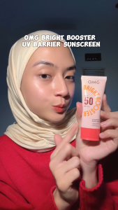 [TRAVELING KIT] NEW! OMG OH MY GLOW UV Barrier Sunscreen SPF 50 PA++++ 60 ml - Sunscreen - Mencerahkan dengan kandungan Serum Vit B3+C+E - Cepat Meresap - Tidak Berminyak