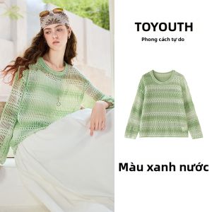 Toyouth | Quần Áo Len Thoáng Khí Rỗng Dễ Dàng Cho Phụ Nữ