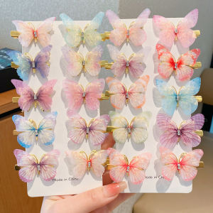 Elegant Princess Style Butterfly Hair Clip Moving Wings Fairy Tale Hair Accessories Childrens 3D Wiggly Hair Barrette