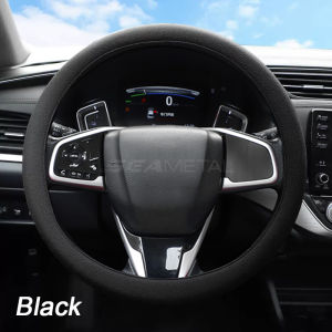 SEAMETAL Car Steering Wheel Cover Silicone Enhance the Grip of Touch fit 27-44cm Diameter Rubber Steeringwheel Protector