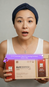 [1+1 Promo]HONG SAM JUNG Korean 6 Years Red Ginseng Extract Stick - 10ml x 30 sticks x 2 box