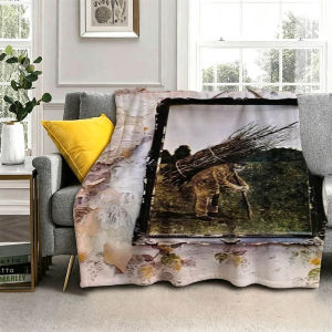 Bandai | 3D Singer Z-ZeppelinS Singer Albim LLED Flannel Blanket Soft Throw Blanket Art For Home Decor Bedroom Bed Sofa Picnic Fans Gifts