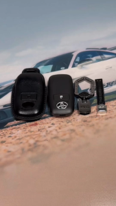 Toyota Avanza Veloz Raize 2022 - 2025 Wigo 2023 - 2025 Yaris Cross Cowhide Car Key Case Cover Accessories