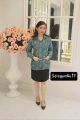 SERAGAM ATASAN PKK IJO WANITA LAPIS FURING BAHAN HALUS. 
