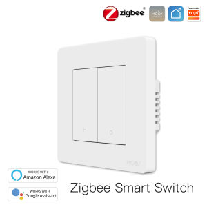 MOES New Star Ring Tuya Smart ZigBee3.0 Push Button Switch/Scene Switch Smart Life APP Remote Control Work with Alexa Google