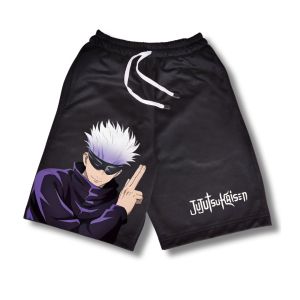 Celana Pendek Anak Laki Laki Celana Santai Anak Laki Laki Anime Jujutsu Kaisen Gojo Satoru