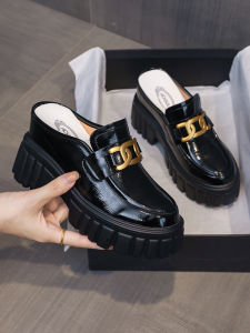 Giày Sandal Cổ Tay Thời Trang Cho Nữ Mùa Xuân Mới Về Giày Thường Ngày Nhẹ Màu Trơn Đế Cao Su Có Dáng Chữ V Cao Cấp