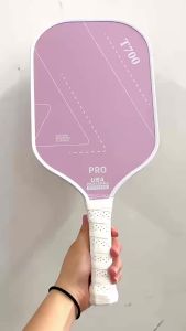 T700 Pickleball Paddle Carbon Fiber Surface Professional Competition Paddle USAPA Approved Carbon Fiber Cold Pressed