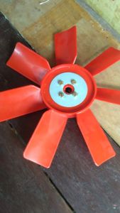 Kipas radiator /perontok Padi + plat Dan baud M6 4 pcs