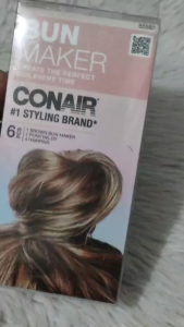 Conair Bun Maker Kit with Bobby Pins Brown 6 Count | Create the Perfect Bun Every Time