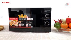 Lò Vi Sóng Cơ Có Nướng Sharp R-G251TV-SL/BK 25L Công Suất 800W 5 Mức Công Suất - Bảo Hành 12 tháng