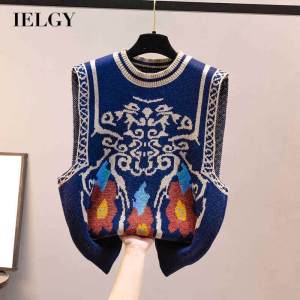 IELGY vest ladies wear knitted western fashion