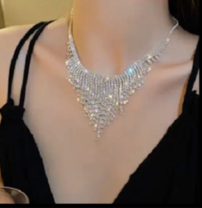 Silver Tassels Necklace
