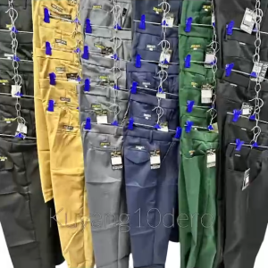 Black School Uniform Pants with Garter Waist (4–18 Years Old)