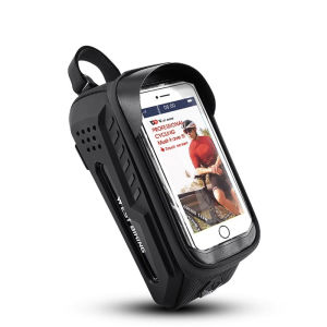 West Biking | Bike Bag Front Rack Bag Mountain Road Bike Handlebar Phone Bag Saddle Bag