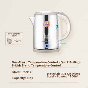 Kamjove | Automatic Off Insulated Steel Electric Kettle