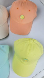 [HỎA TỐC] Mũ cho bé gái bé trai 3-8 tuổi nón kết trẻ em vải cotton thoáng khí hình mặt cười dễ thương vòng đầu 53cm Urombaby