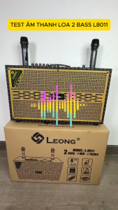 [Tặng 02 Mic+Cáp TV] Loa Di Động 02 Bass Âm Thanh 3D Cực Hay Music Box L8011 Vỏ Gỗ Cao Cấp Sang Trọng - BH 12 Tháng