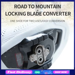 Bicycle Locking Pedal Plate Adapter Converter Clipless For MTB Mountain Bike Pedal Shoes Adapter Cleats Bicycle Accessories