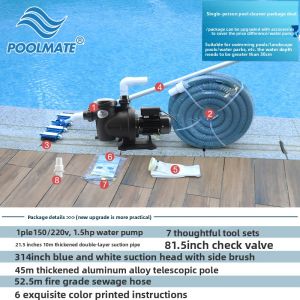 Poolmate | Underwater Vacuum Cleaner for Pool/Fish Pond