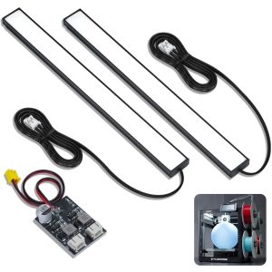 BIQU | Magnetic LED Light Bar for Flashforge AD5X AD5M 24V 6500K Flicker‑Free Dual‑Sided Eye‑Friendly APP Control,3D Printer