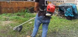 EIKO GX35 GX50 4-Stroke Design Backpack Grass Brush Cutter Mesin Rumput