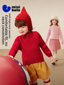 MINI BALA | Soft Cute Mini Girls Blouse Red