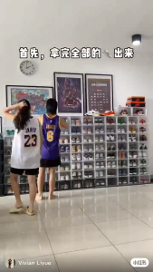 GREENIKA กล่องใส่รองเท้าพลาสติกแข็งใส มืออาชีพ สามารถสร้างผนังรองเท้าได้ ซื้อ 6 แถม 4