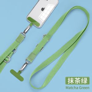 Elegant Minimalist Mobile Phone Lanyard for Men And Women Dark Purple Durable Neck Strap Anti-Loss Crossbody Strap