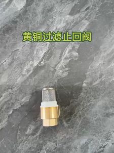 1/2" 3/4" 1" Wpt-5056 Brass Foot Valve With Filter Female Thread Bottom Valve