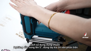 Máy đóng đinh gỗ dùng pin 5cellbắn đinh sắt F10/F15/F20/F30ván ép MDF/gỗ nguyên khối/tấm thạch cao