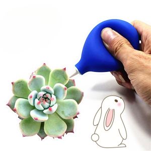 Blue Silicone Air Blower Lens Cleaner Hand Pump Camera Sensor & Keyboard Duster Natural Rubber Squeeze Rocket Blower