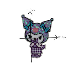 New Arrival Small Size Cartoon Cute Sequin Clow M Embroidery Patch Repairing Atch Clothes and Bags Patch Decorative Sticker
