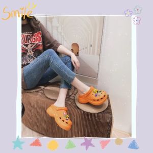 QXshop สินค้า Best seller💰รองเท้าหัวโต รองเท้าเเฟชั่น ช้าหมดอดนะรุ่นดีๆ เเบบนี้ไม่ควรพลาด ตัวการ์ตูนตัวติดดังมากเวอร์ ระบายอากาศได้ดีใส่สบ