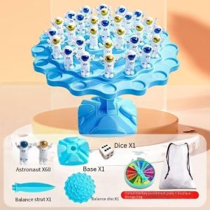 Fun Astronaut Frog Balancing Toy Balance Tree Puzzle Toy Balancing Board Parent-Child Interaction Table Games