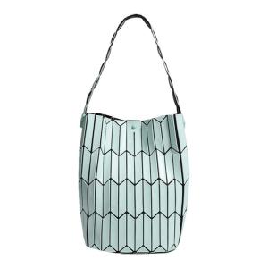 2026 New Fashion Geometric Bucket Bag Womens Handheld Shoulder Bag Underarm Bag Color Collision Soft Polyester Material