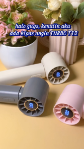 Kipas Angin Genggam Berkecepatan Tinggi Turbo Portabel Portable Turbo High-speed Handheld Fan 13000 rpm Angin Super Kuat Tipe-C Pengisian Cepat Pengering Rambut Udara Dingin Mini Artefak Pendingin