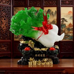 LIWAN | Good Fortune Jade Cabbage Ornament