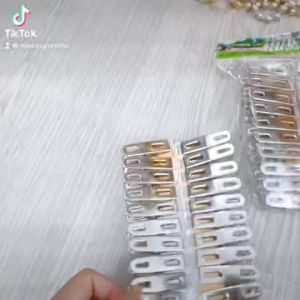 Bộ 20 kẹp quần áo inox cao cấp siêu bền kẹp quần áo inox cao cấp phơi quần áo chăn mền