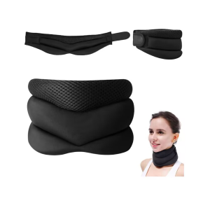 Anti-Snoring Neck Brace Adjustable Soft Foam Neck Support for Sleeping Ergonomic Design for Enhanced Comfort & Breathability