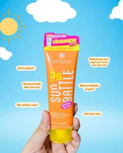 Emina Sun Protection Sunscreen SPF30 Travel Size 60ML - Sunblock Sunscreen Wajah