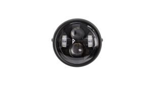 For Harley Cruisers Cafe Racers Honda Yamaha Suzuki 12V 6.5" Inch Motorcycle Retro Headlight LED Round Motor Headlamp